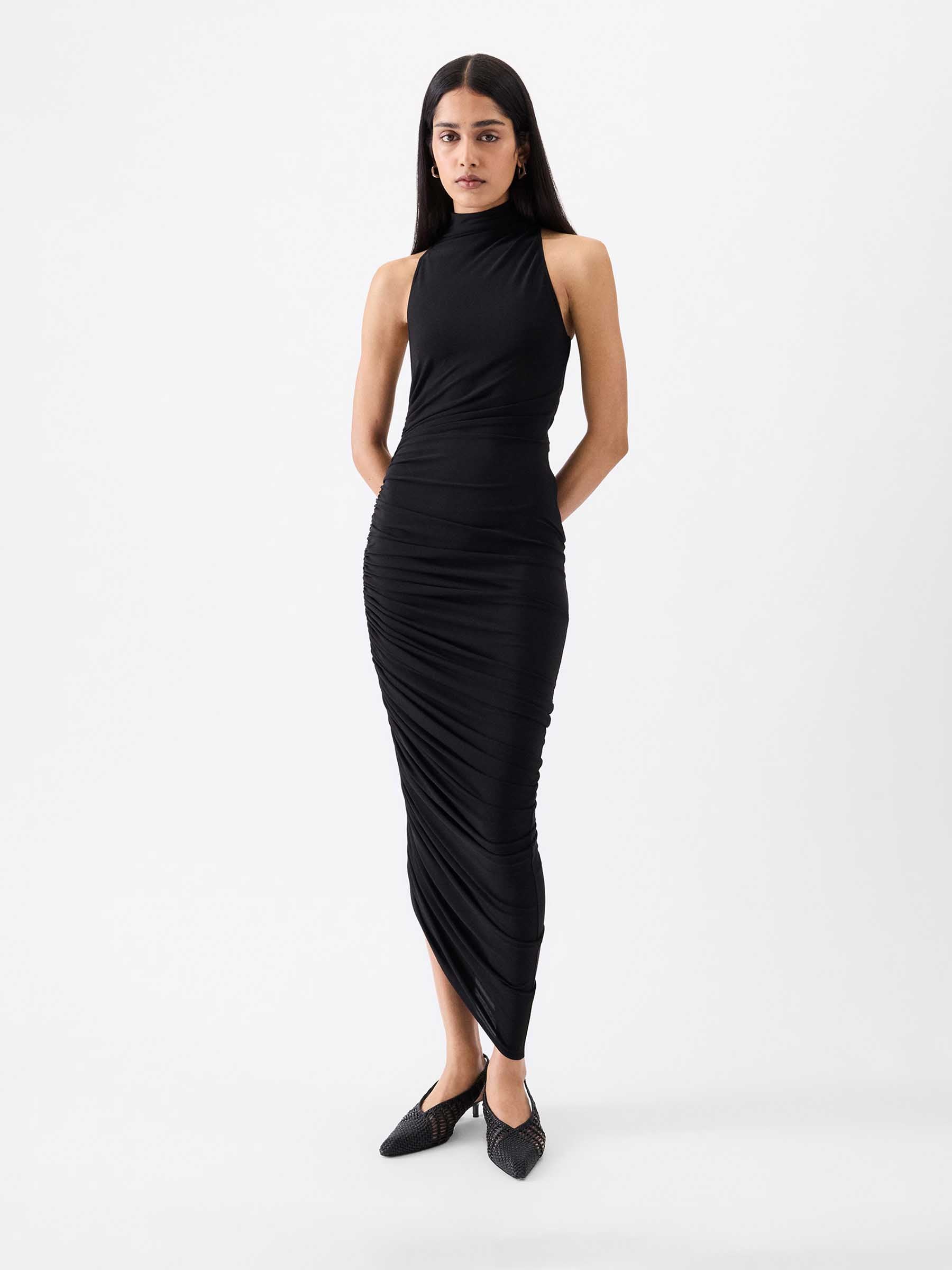 Jacquemus Mujer Barcelona Vestido Le Robe Piazza color Negro sku 721-000627 01 - Foto 2