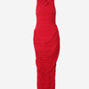 Magda Butrym Mujer Barcelona Vestido Midi Drapeado color Rojo sku 721-000636 01 - Foto 1