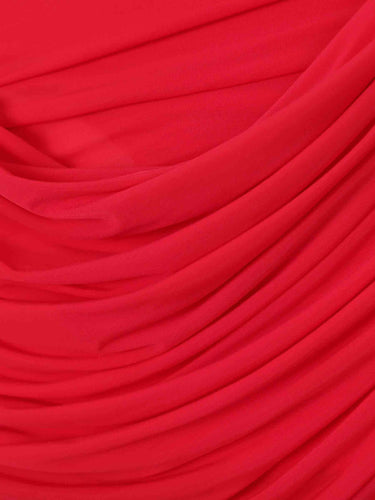 Magda Butrym Mujer Barcelona Vestido Midi Drapeado color Rojo sku 721-000636 01 - Foto 3