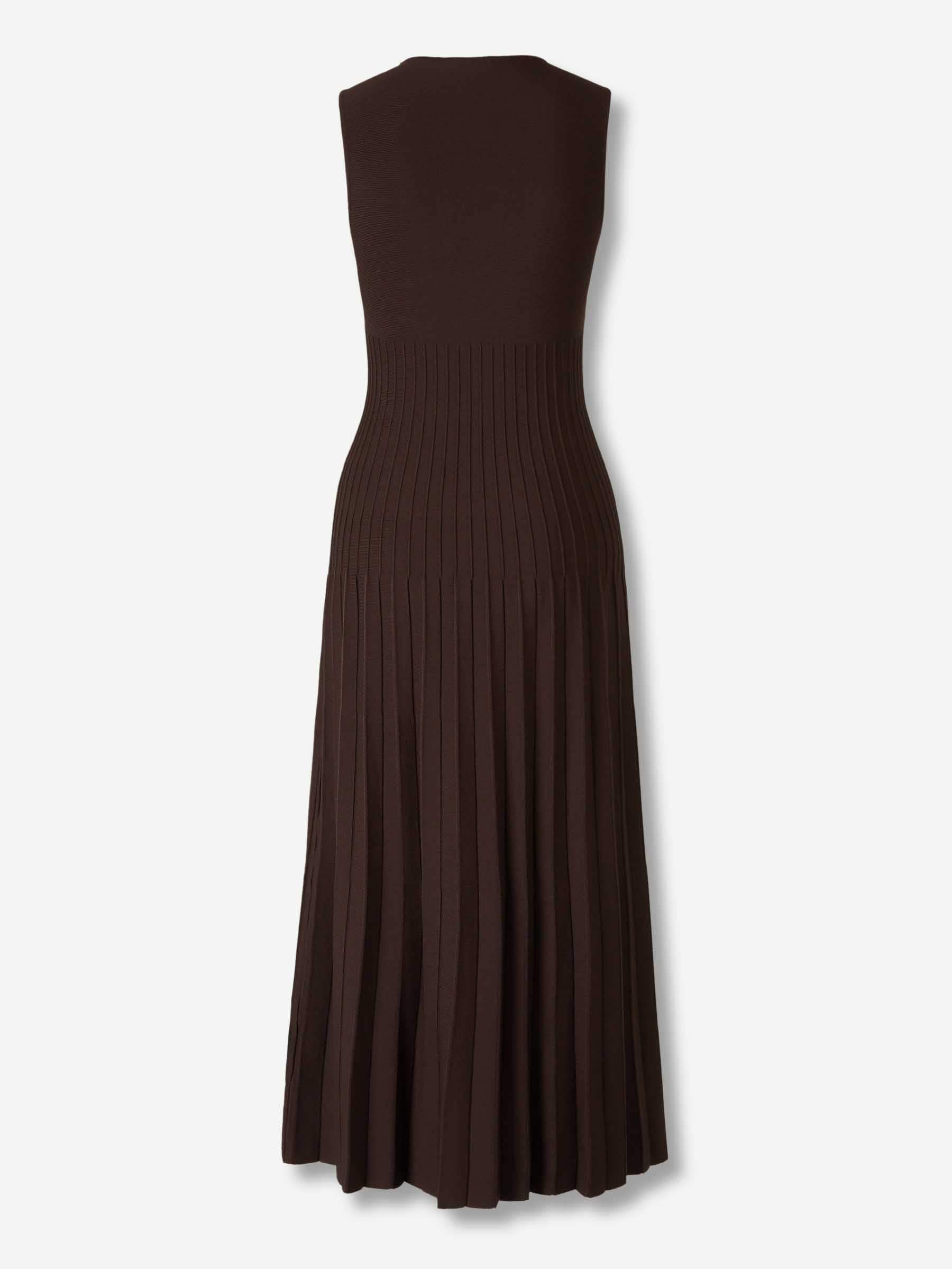 Staud Mujer Barcelona Vestido Midi Elyse color Marrón Oscuro sku 721-000638 01 - Foto 2