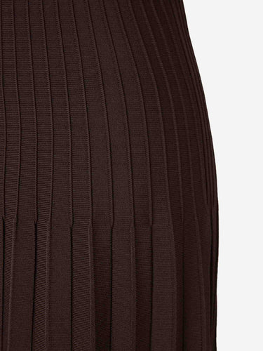 Staud Mujer Barcelona Vestido Midi Elyse color Marrón Oscuro sku 721-000638 01 - Foto 4