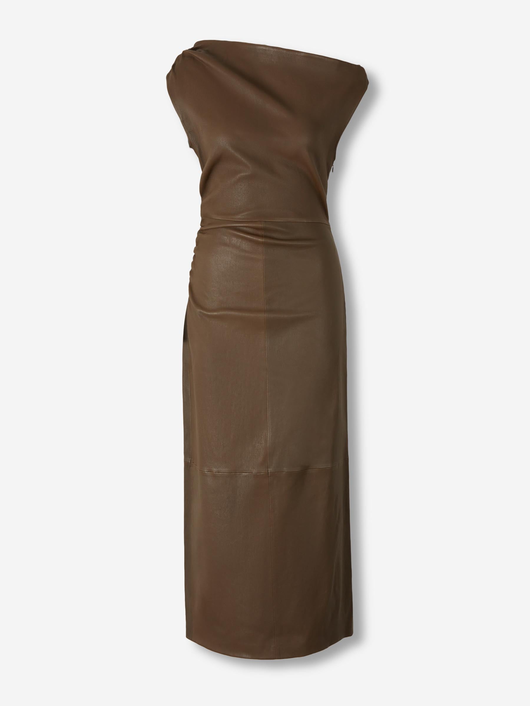 Staud Mujer Barcelona Vestido Midi Phare color Marrón sku 721-000643 01 - Foto 1