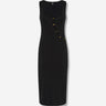 SIR. Mujer Barcelona Vestido Midi Algodón color Negro sku 721-000646 01 - Foto 1