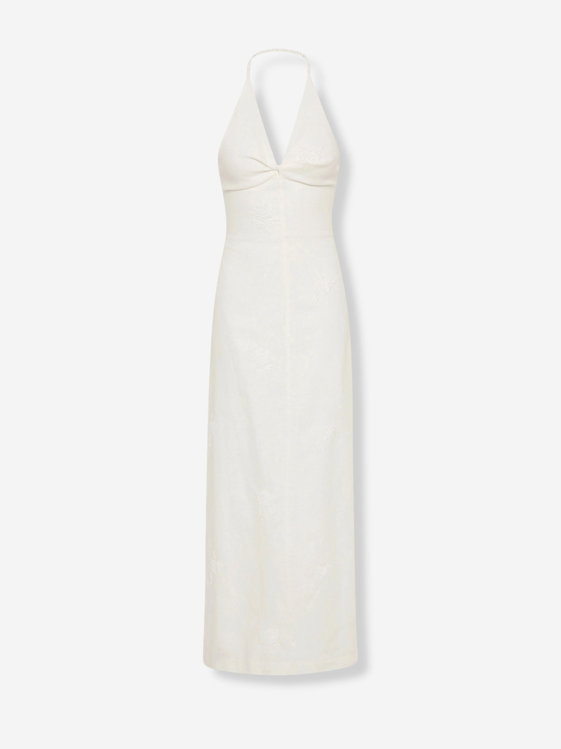 SIR. Mujer Barcelona Vestido Halter Lino color Blanco sku 721-000647 01 - Foto 1