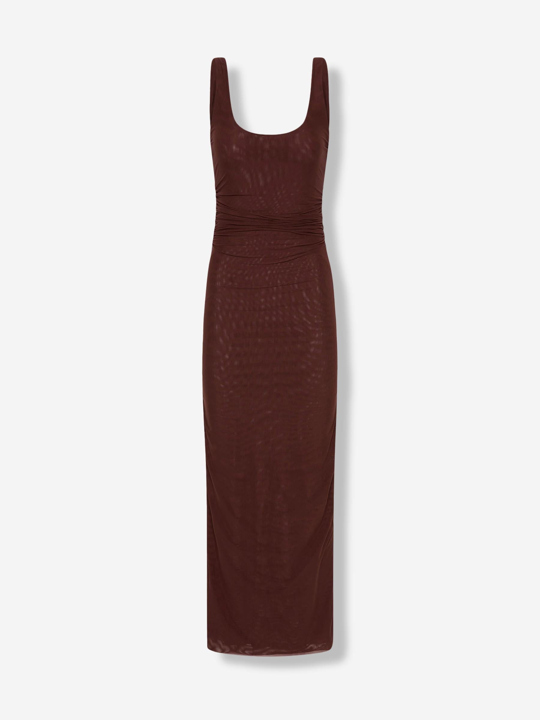 SIR. Mujer Barcelona Vestido Midi Jacques color Burdeos sku 721-000648 01 - Foto 1