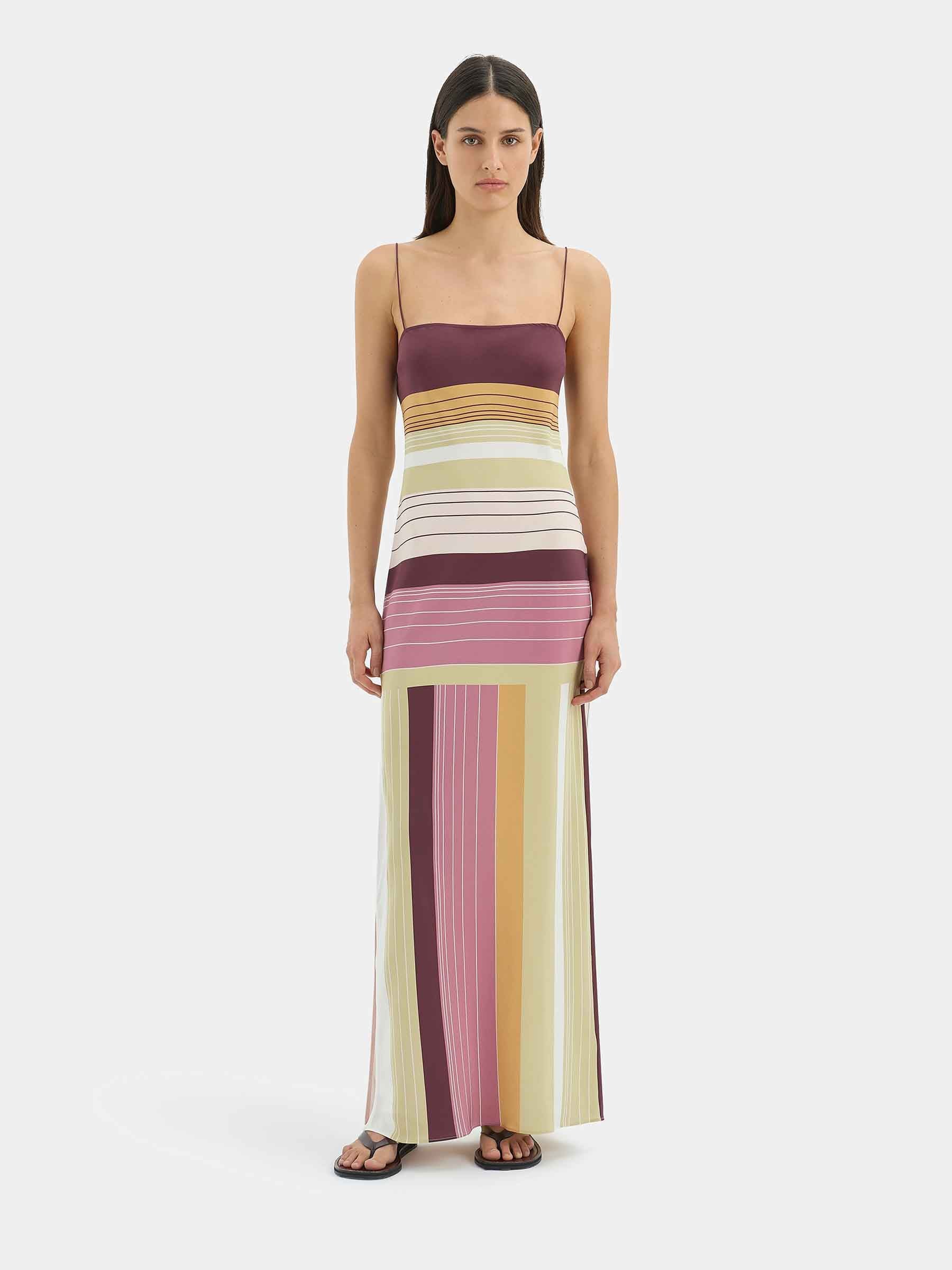 SIR. Mujer Barcelona Vestido Midi Listado color Multicolor sku 721-000649 01 - Foto 2
