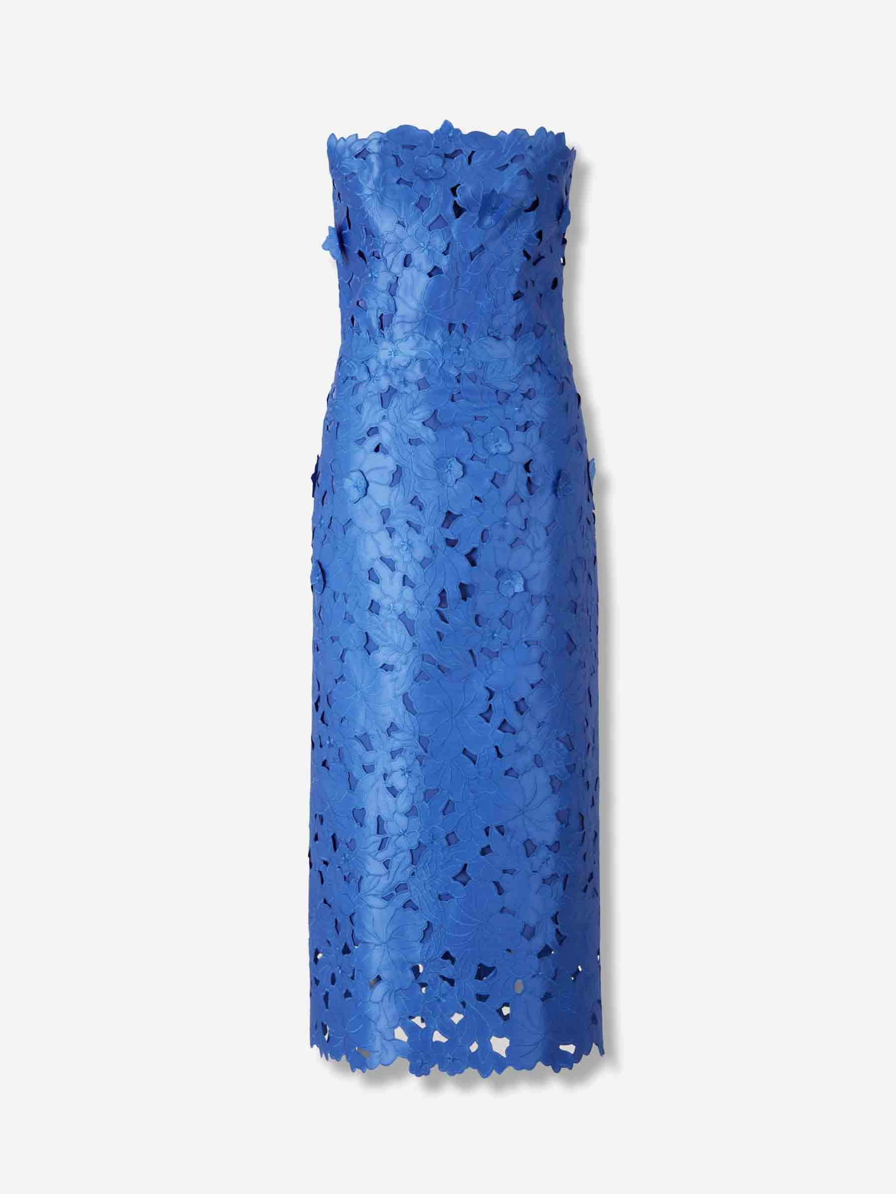 Costarellos Mujer Barcelona Vestido Midi Floral color Azul Marino sku 721-000650 01 - Foto 1