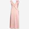 Erdem Mujer Barcelona Vestido Midi Satén color Rosa Envejecido sku 721-000651 01 - Foto 1