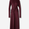 Victoria Beckham Mujer Barcelona Vestido Drapeado Midi color Burdeos sku 721-000659 01 - Foto 1