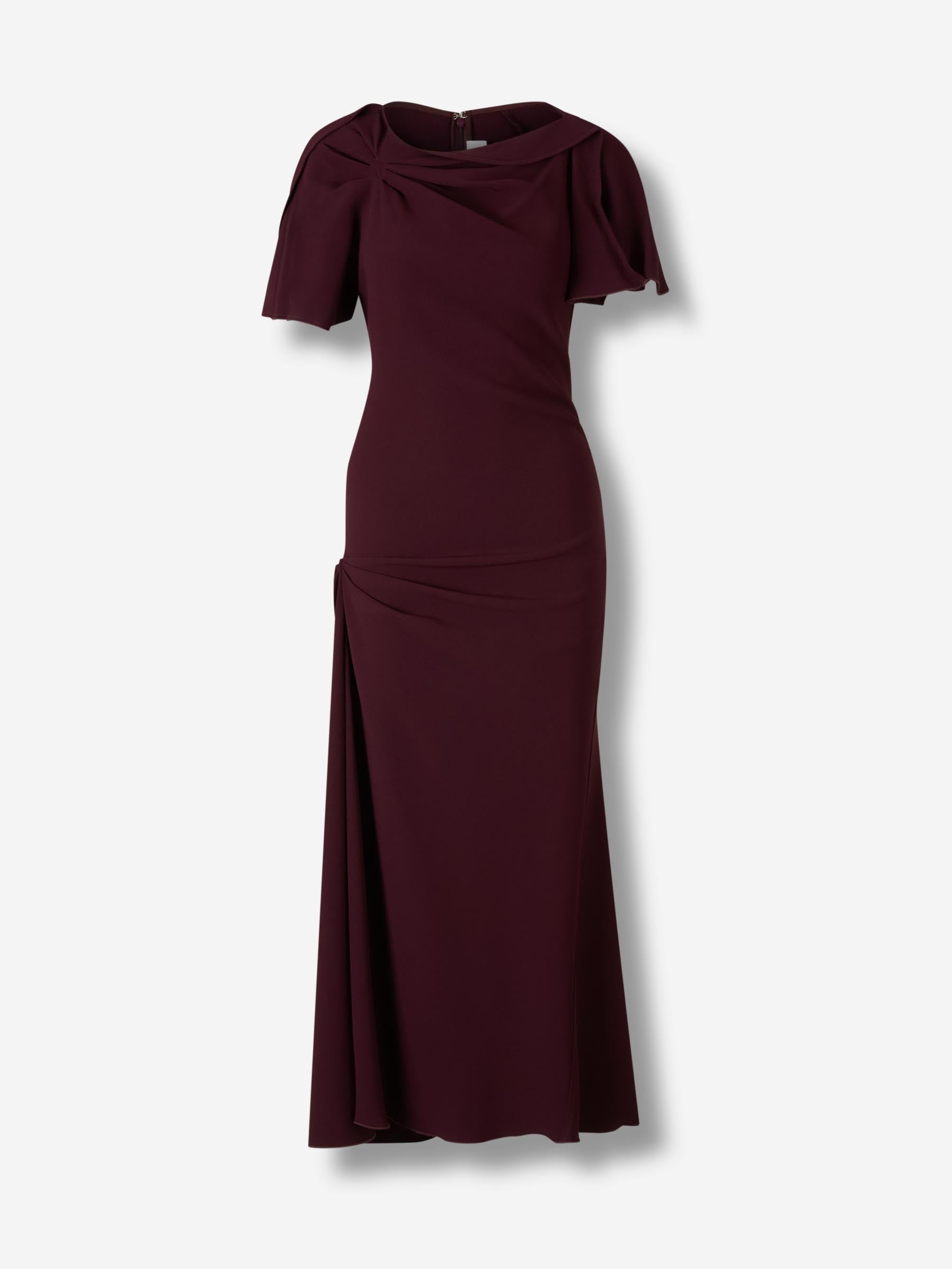 Victoria Beckham Mujer Barcelona Vestido Midi Asimétrico color Púrpura sku 721-000661 01 - Foto 1
