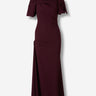 Victoria Beckham Mujer Barcelona Vestido Midi Asimétrico color Púrpura sku 721-000661 01 - Foto 1