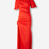 Victoria Beckham Mujer Barcelona Vestido Satén Midi color Rojo sku 721-000662 01 - Foto 1