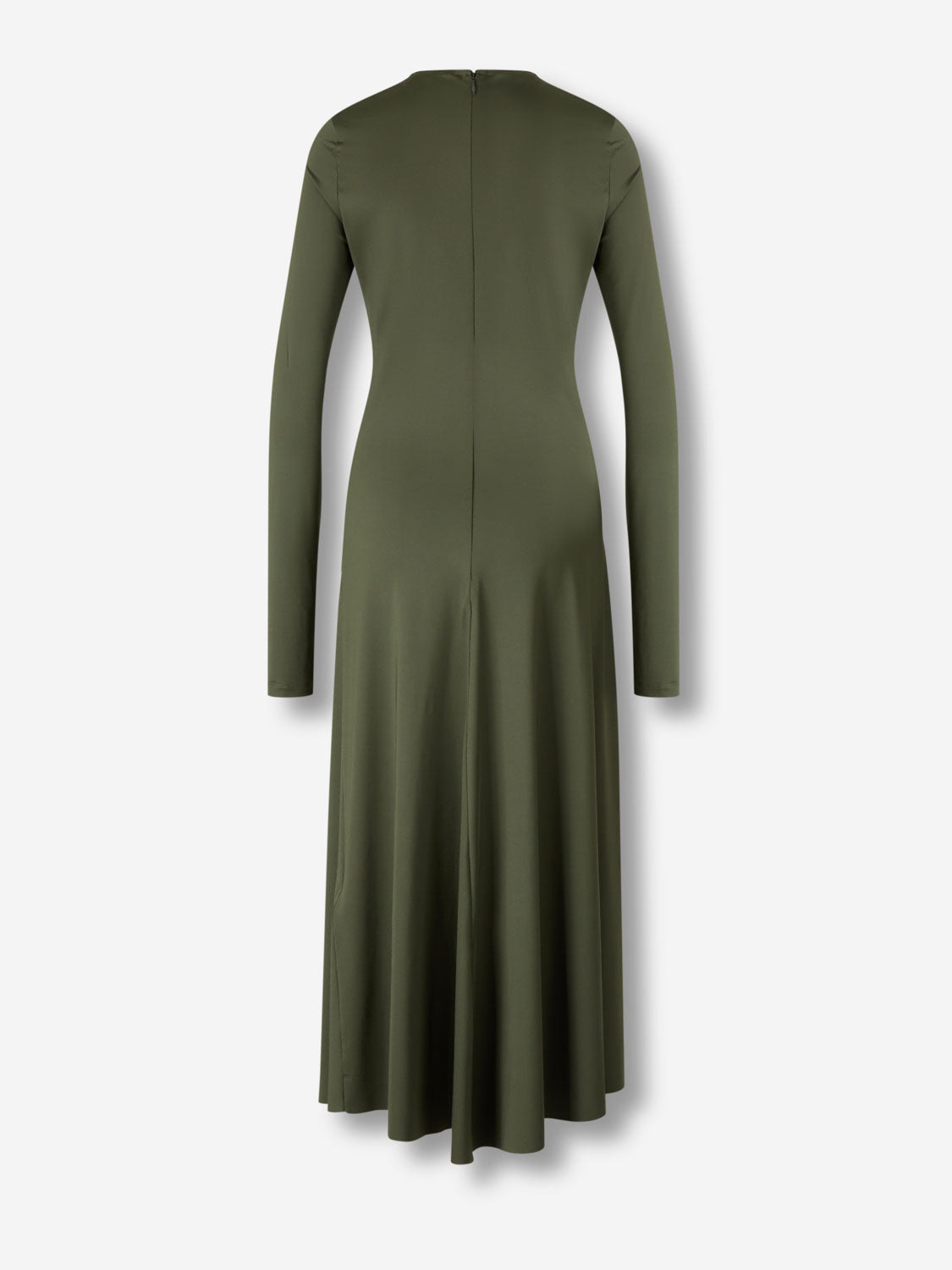 Victoria Beckham Mujer Barcelona Vestido Asimétrico Drapeado color Verde Militar sku 721-000664 01 - Foto 2
