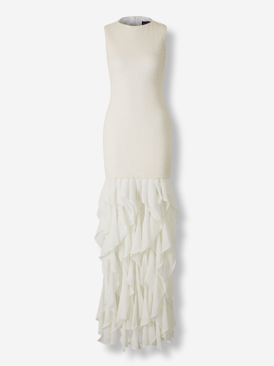 PatBo Mujer Barcelona Vestido Maxi Malla Gavea color Blanco sku 721-000665 01 - Foto 1