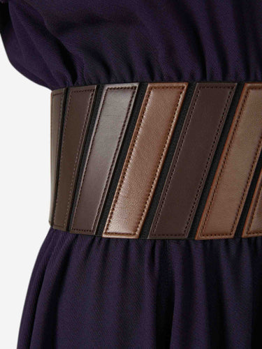 Alaïa Mujer Barcelona Vestido Midi Cinturón color Violeta sku 721-000670 01 - Foto 4