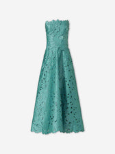 Costarellos Mujer Barcelona Vestido Midi Vella color Verde Turquesa sku 721-000671 01 - Foto 1
