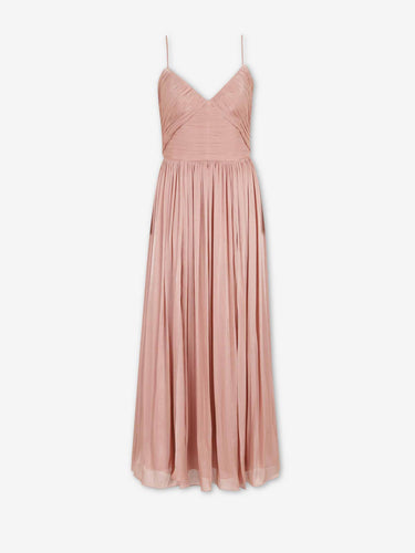 Costarellos Mujer Barcelona Vestido Maxi Fayla color Melocotón sku 721-000673 01 - Foto 5