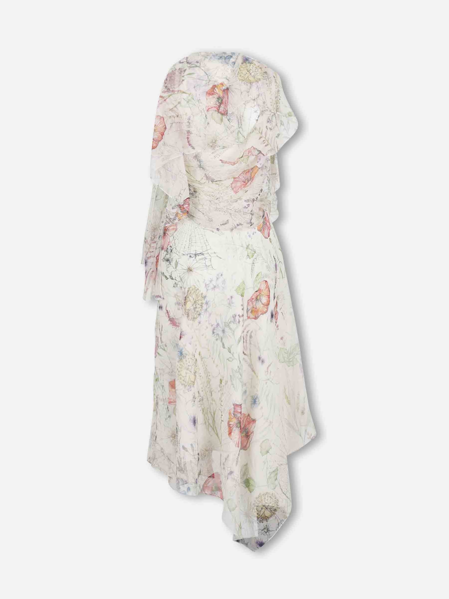 McQueen Mujer Barcelona Vestido Midi Asimétrico color Multicolor sku 721-000675 01 - Foto 2