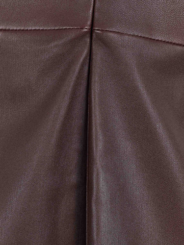 Rabanne Mujer Barcelona Vestido Midi Drapeado color Burdeos sku 721-000677 01 - Foto 4
