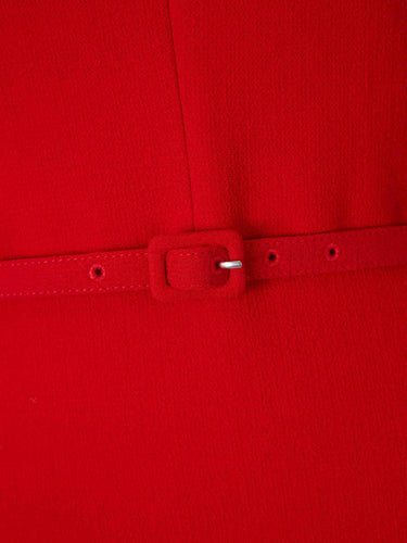 Roland Mouret Mujer Barcelona Vestido Midi Lana color Rojo sku 721-000680 01 - Foto 5