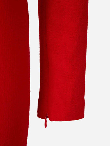 Roland Mouret Mujer Barcelona Vestido Midi Lana color Rojo sku 721-000680 01 - Foto 5