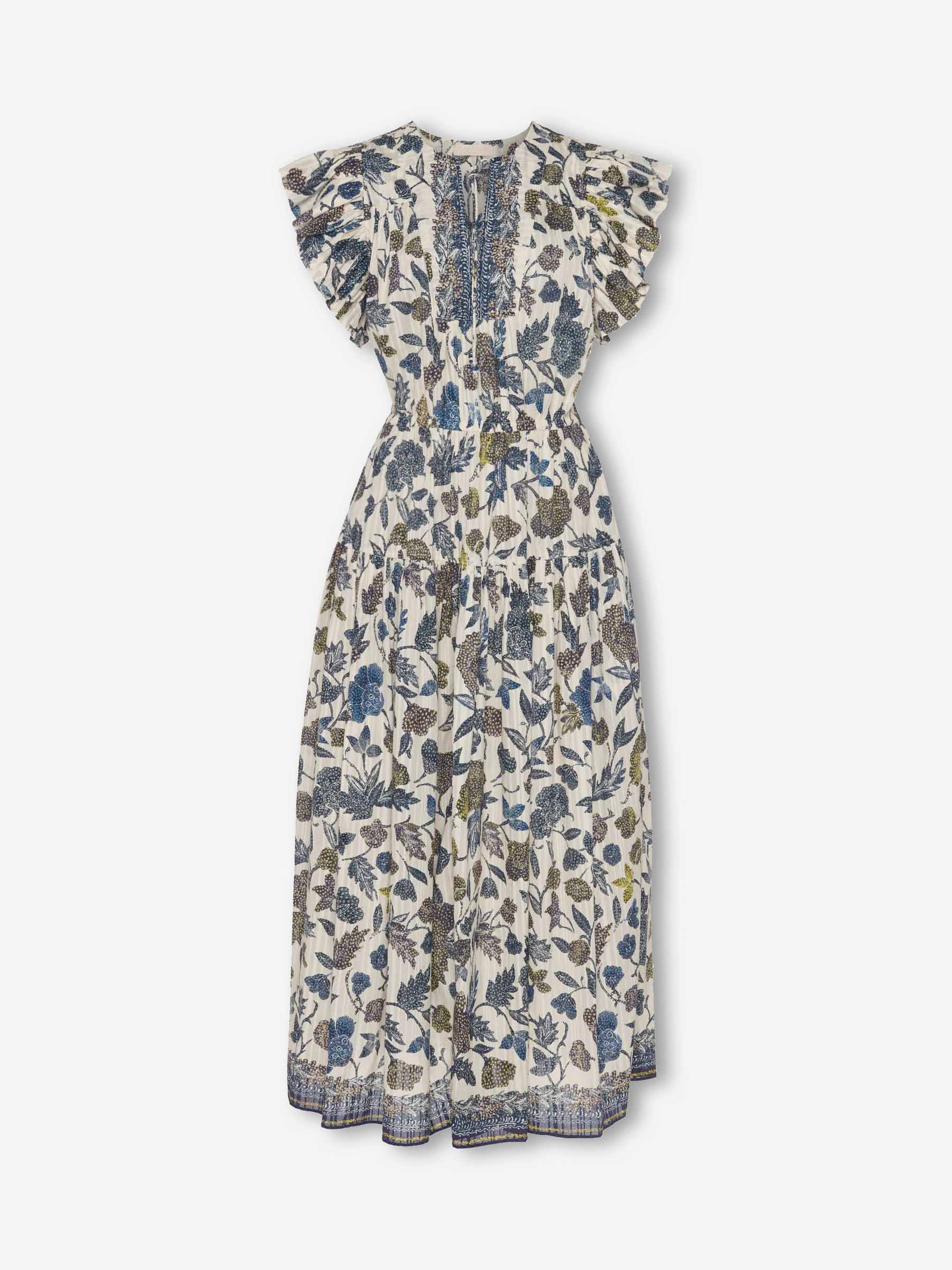 Ulla Johnson Mujer Barcelona Vestido Midi Kairi color Multicolor sku 721-000683 01 - Foto 1