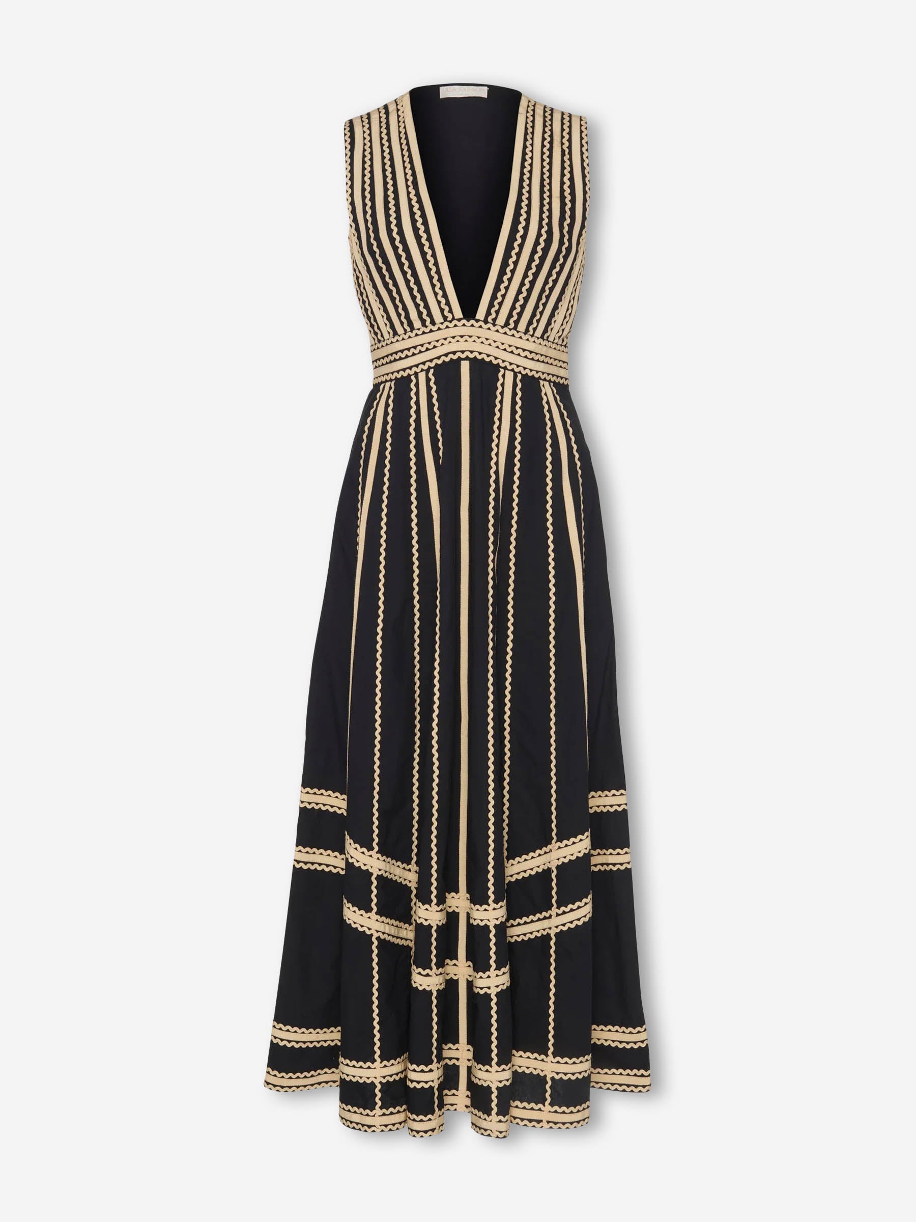 Ulla Johnson Mujer Barcelona Vestido Midi Palermo color Negro sku 721-000684 01 - Foto 1