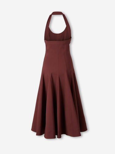 Simkhai Mujer Barcelona Vestido Midi Melissa color Burdeos sku 721-000686 01 - Foto 2