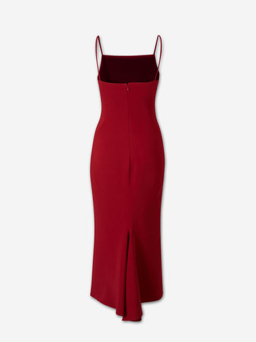 Givenchy Mujer Barcelona Vestido Midi Tirantes color Rojo sku 721-000691 01 - Foto 2