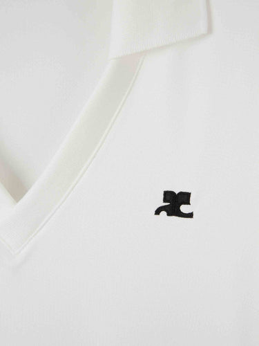 Courrèges Mujer Barcelona Vestido Maxi Polo color Blanco sku 721-000701 01 - Foto 3