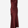 Victoria Beckham Mujer Barcelona Vestido Midi Drapeado color Burdeos sku 721-000705 01 - Foto 1