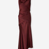 Victoria Beckham Mujer Barcelona Vestido Midi Drapeado color Burdeos sku 721-000705 01 - Foto 1
