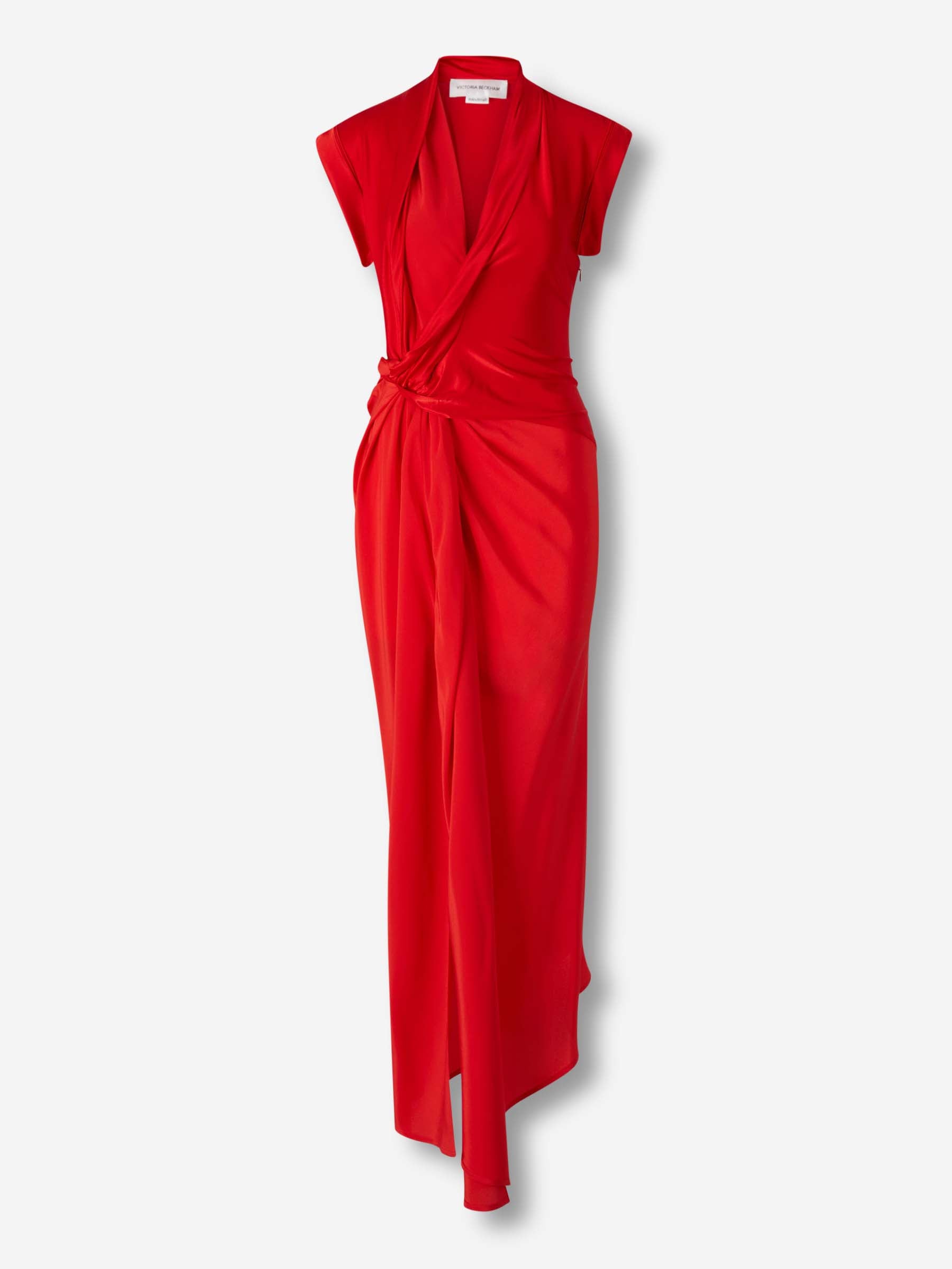 Victoria Beckham Mujer Barcelona Vestido Maxi Asimétrico color Rojo sku 721-000706 01 - Foto 1
