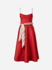 Zimmermann Mujer Barcelona Vestido Midi Tuck color Rojo sku 721-000712 01 - Foto 1