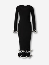 Simkhai Mujer Barcelona Vestido Midi Volantes color Negro sku 721-000713 01 - Foto 1