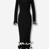 Simkhai Mujer Barcelona Vestido Midi Volantes color Negro sku 721-000713 01 - Foto 1