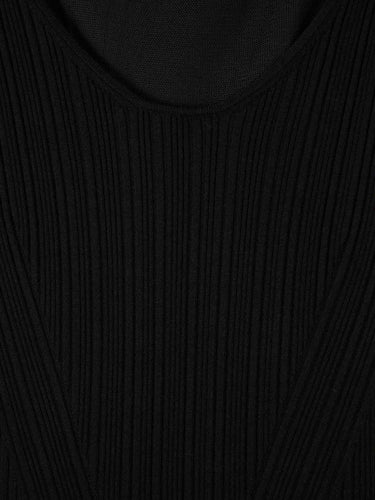Simkhai Mujer Barcelona Vestido Midi Volantes color Negro sku 721-000713 01 - Foto 3