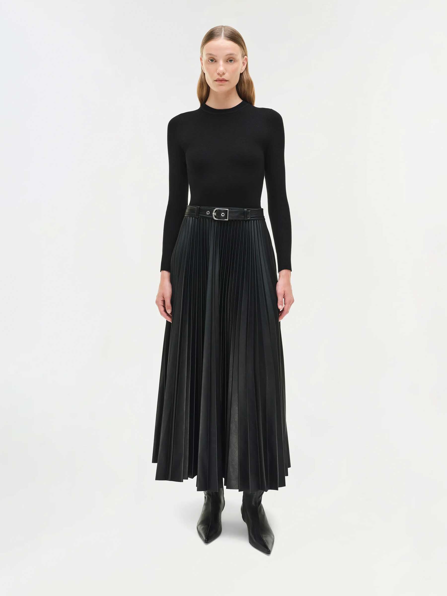 Simkhai Mujer Barcelona Vestido Midi Abilene color Negro sku 721-000714 01 - Foto 2