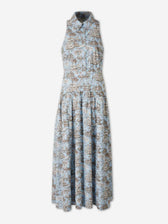 Staud Mujer Barcelona Vestido Midi Romy color Azul Celeste sku 721-000716 01 - Foto 1
