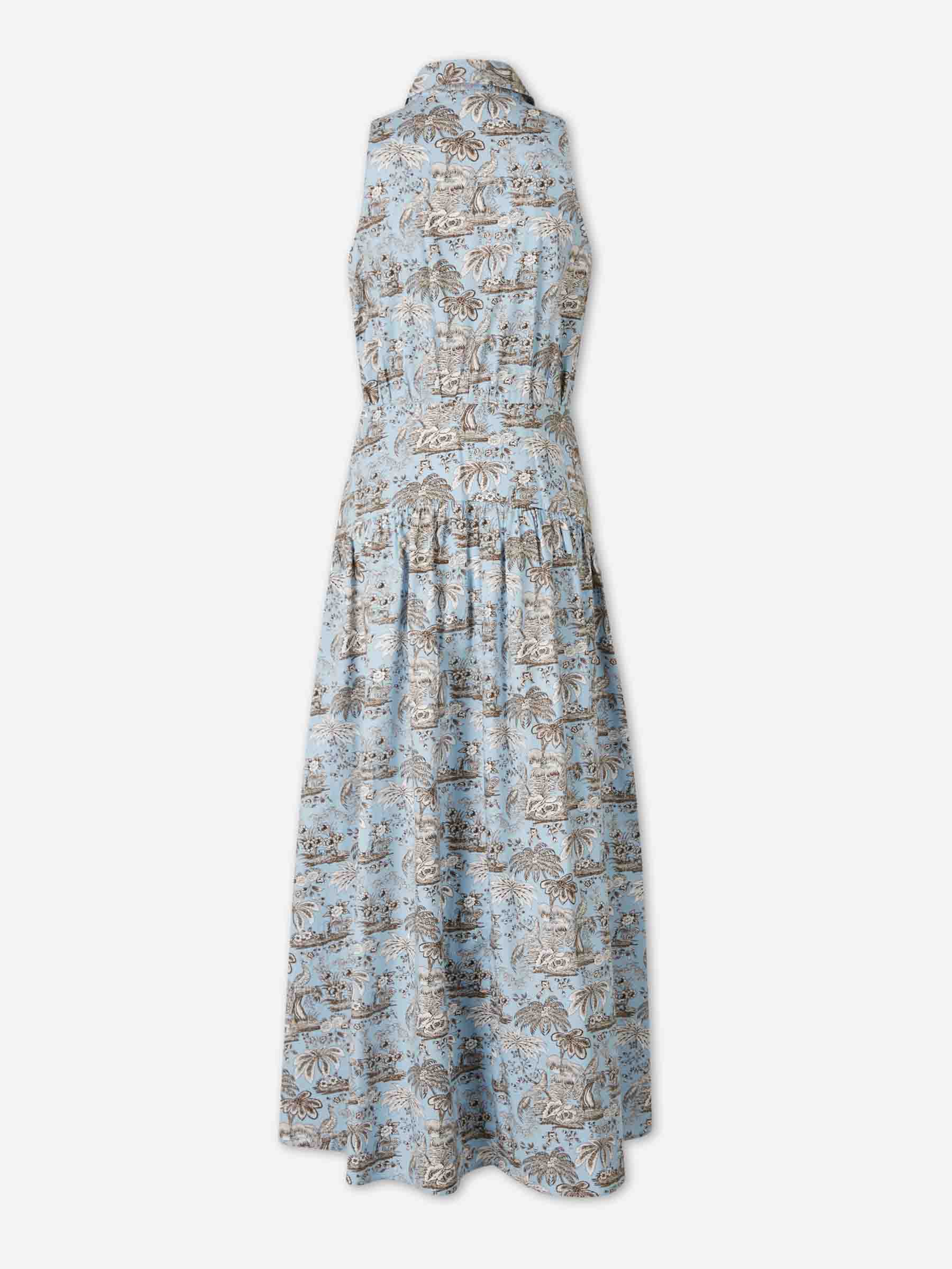 Staud Mujer Barcelona Vestido Midi Romy color Azul Celeste sku 721-000716 01 - Foto 2