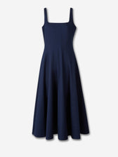 Staud Mujer Barcelona Vestido Midi Wells color Azul Marino sku 721-000717 01 - Foto 1