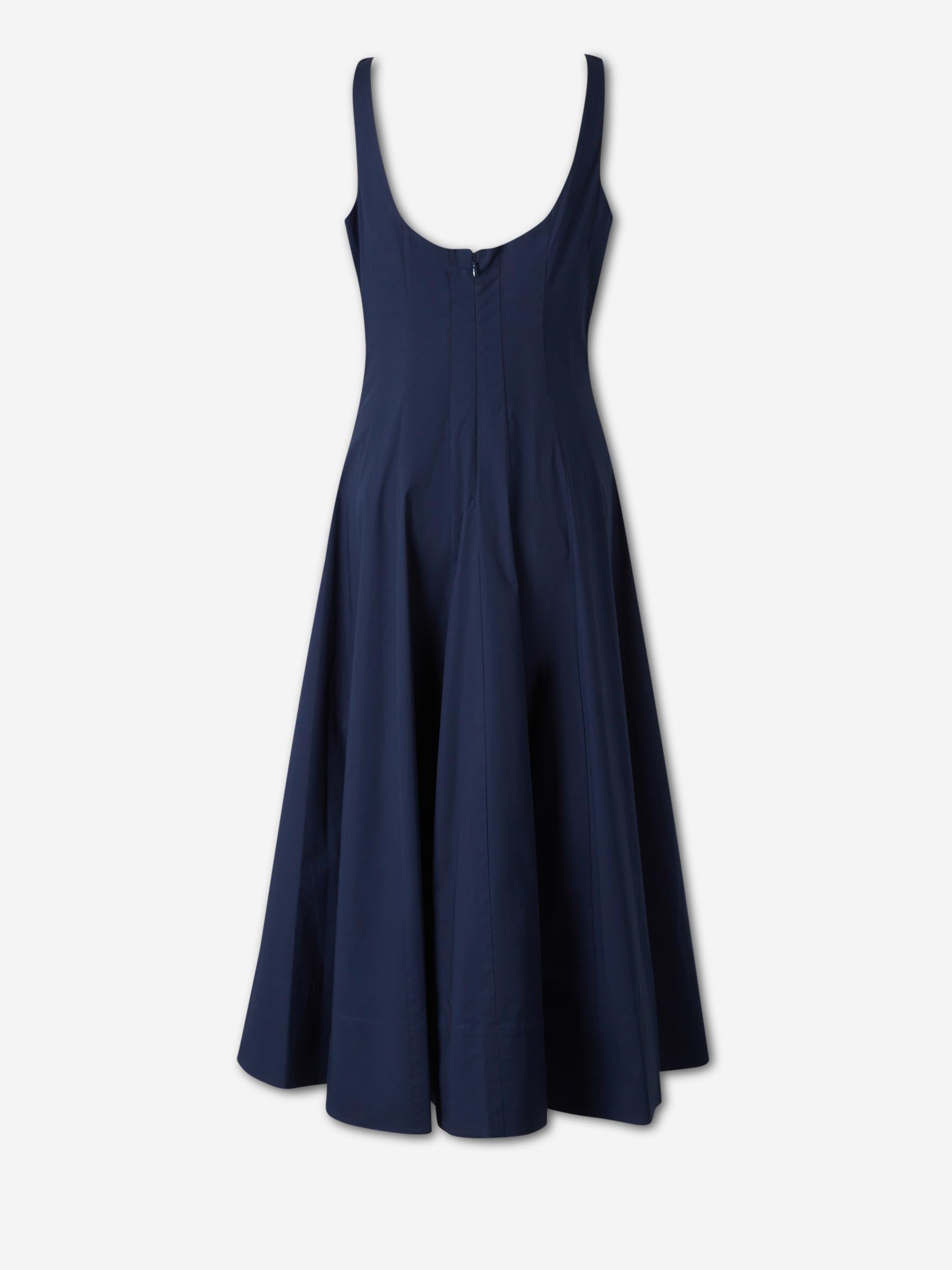 Staud Mujer Barcelona Vestido Midi Wells color Azul Marino sku 721-000717 01 - Foto 2