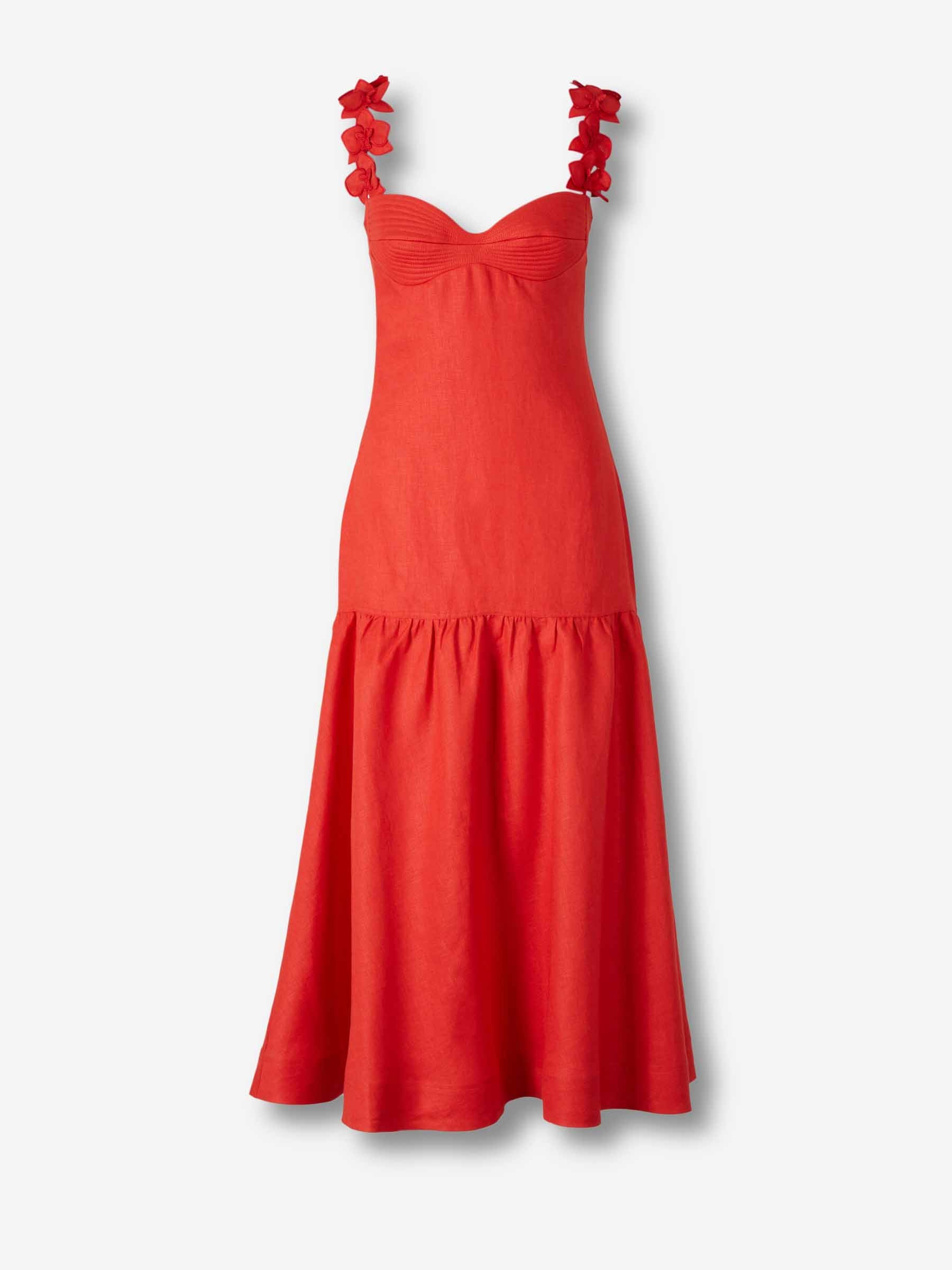 Andres Otalora Mujer Barcelona Vestido Maxi Ser Arte color Rojo sku 721-000725 01 - Foto 1