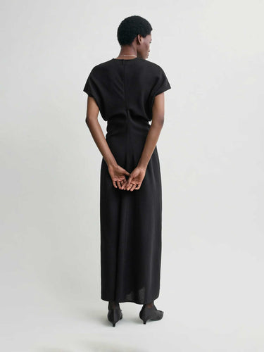 TOTEME Mujer Barcelona Vestido Maxi Lana color Negro sku 721-000729 01 - Foto 4
