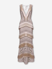 PatBo Mujer Barcelona Vestido Maxi Lyra color Marfil sku 721-000730 01 - Foto 1