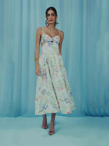 PatBo Mujer Barcelona Vestido Midi Flutter color Multicolor sku 721-000732 01 - Foto 2