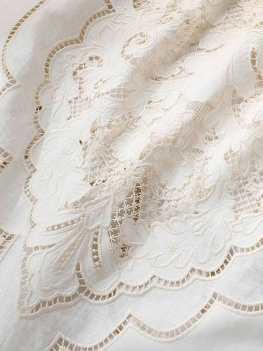 Zimmermann Mujer Barcelona Vestido Midi Daylight color Crema sku 721-000733 01 - Foto 4