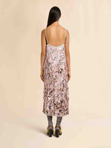 Marni Mujer Barcelona Vestido Midi Lentejuelas color Multicolor sku 721-000742 01 - Foto 3