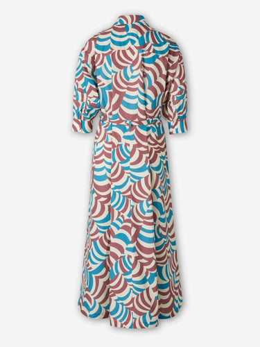 Marni Mujer Barcelona Vestido Midi Camisero color Multicolor sku 721-000743 01 - Foto 2