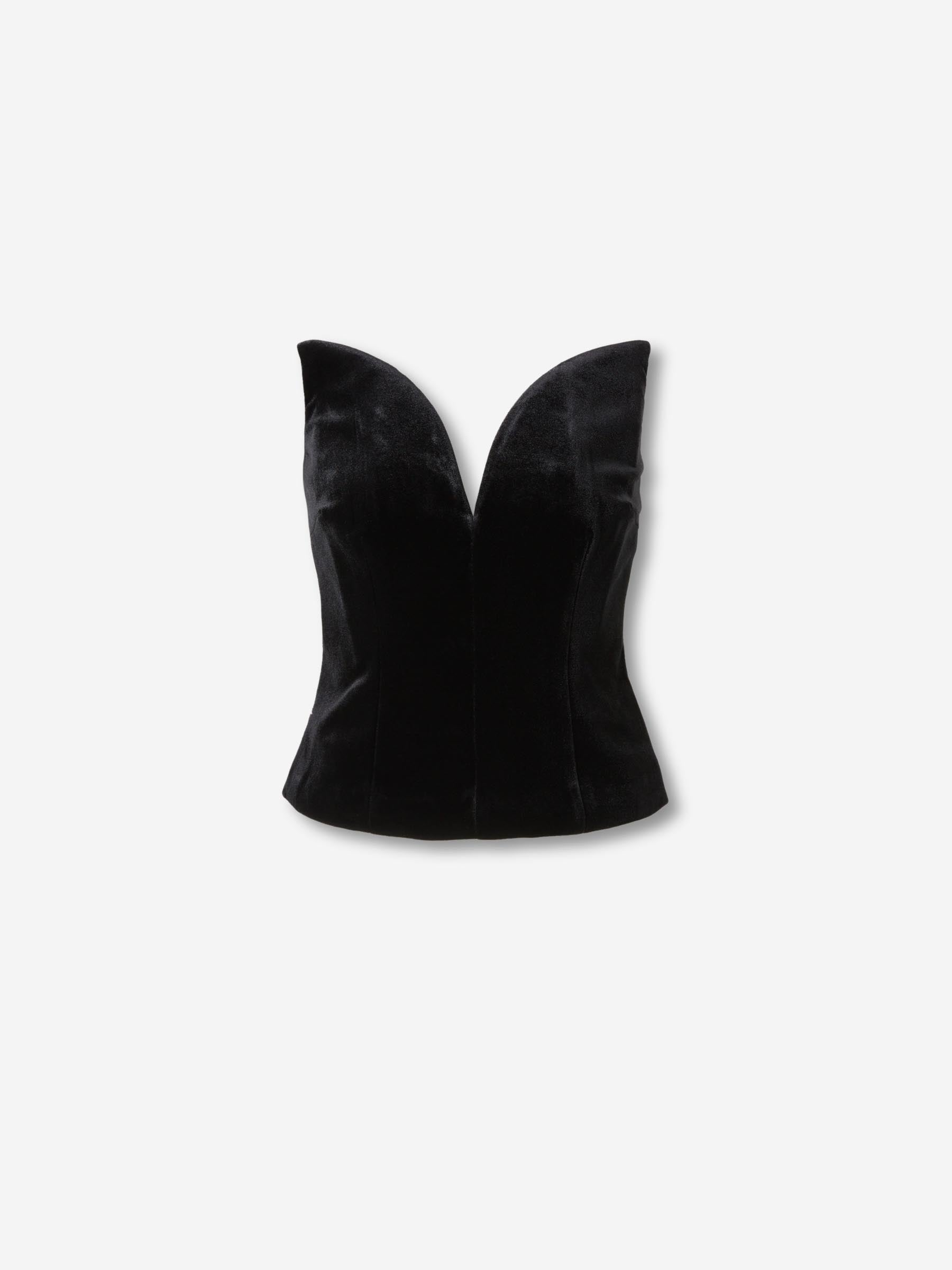 Roland Mouret Mujer Barcelona Top Sweetheart color Negro sku 721-000745 01 - Foto 1